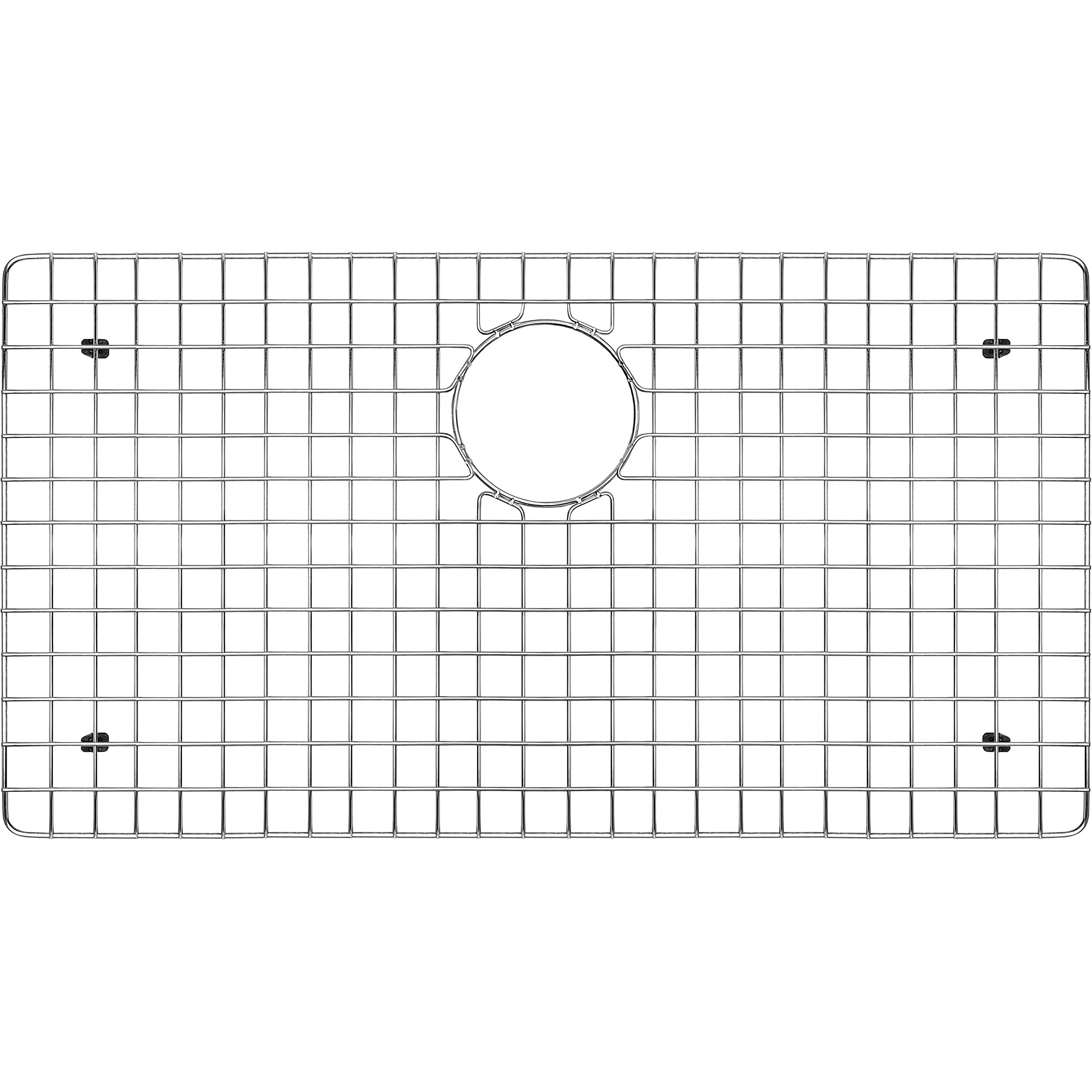 Whitehaus Collection WHNCMAP3021G Stainless Steel Kitchen Grid Organizer - Perfect for Pots, Pans & Utensils Storage in Modern Kitchens
