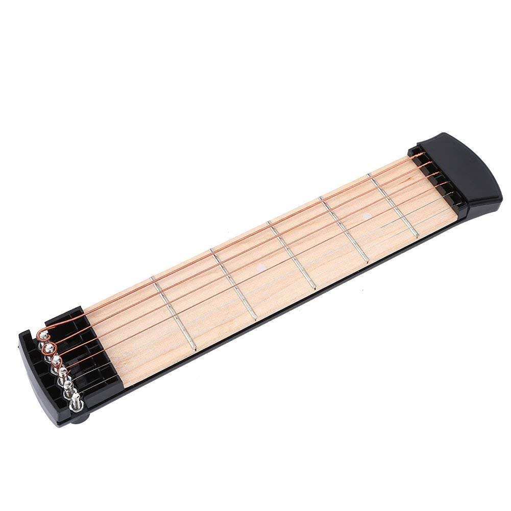 Portable Left-Handed Guitar Practice Neck - Lightweight Pocket-Sized Fretboard Trainer for Beginners & Musicians | Perfect for Travel, Home Practice & On-the-Go Chord Training