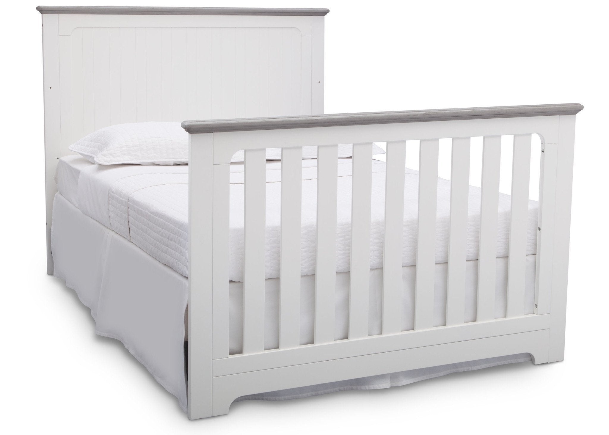 Providence 4-in-1 Convertible Baby Crib with Toddler Bed & Daybed Conversion - Safe Nursery Furniture for Newborns to Kids | Perfect for Bedrooms, Daycare & Guest Rooms