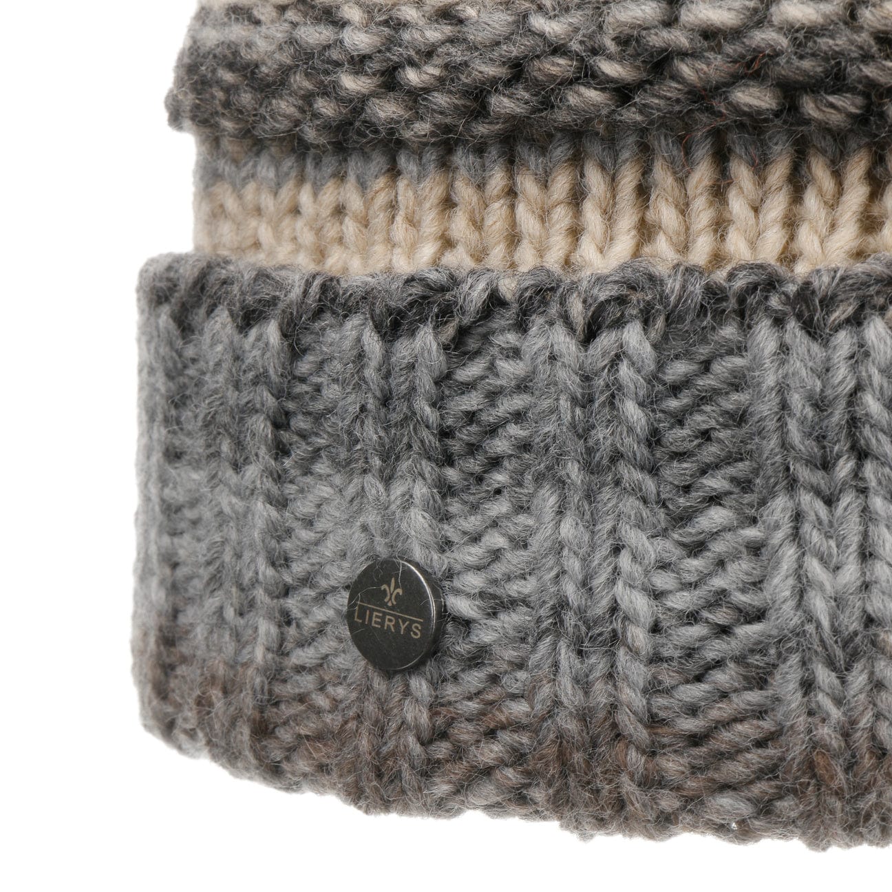 Lierys Bernardo Oversize Knit Hat - Soft Chunky Cable Knit Beanie for Women & Men | Winter Warm Slouchy Hat for Outdoor Activities, Skiing & Casual Wear