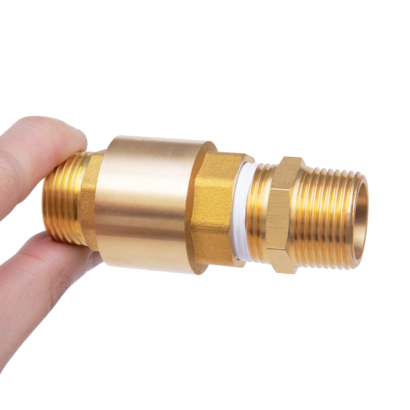 Brass In-Line Spring Check Valve 3/4