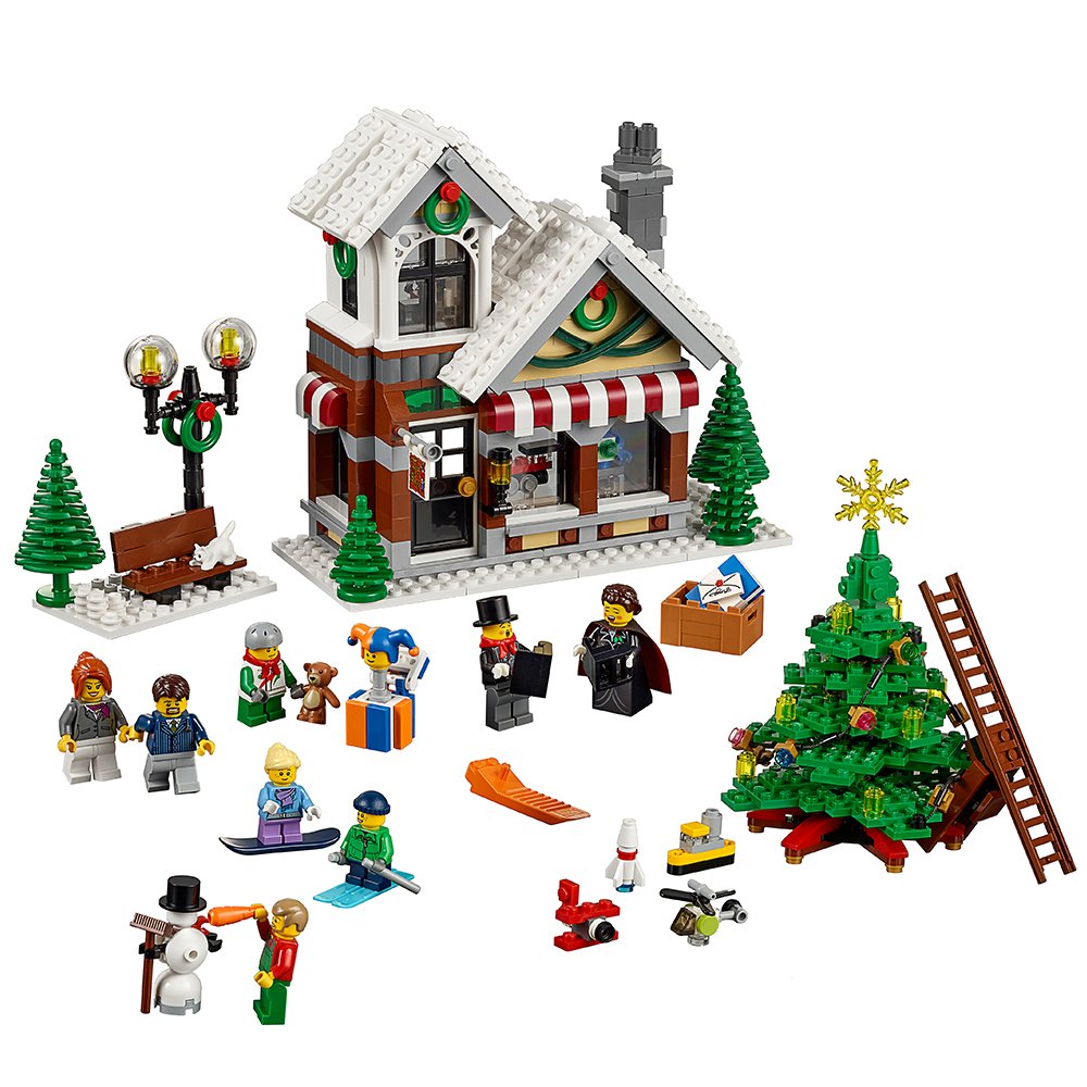 LEGO Creator Expert Winter Toy Shop Building Kit 10249 – Perfect for Holiday Decor, Christmas Gifts & Winter Village Displays
