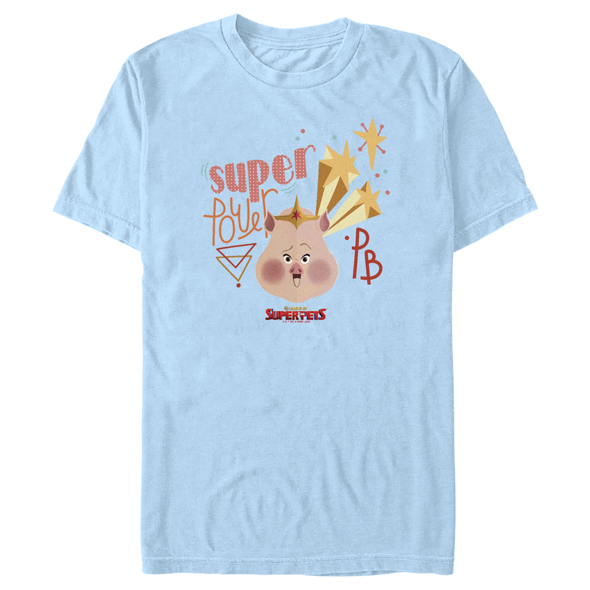DC Super-Pets Men's PB Pig T-Shirt for Casual Wear