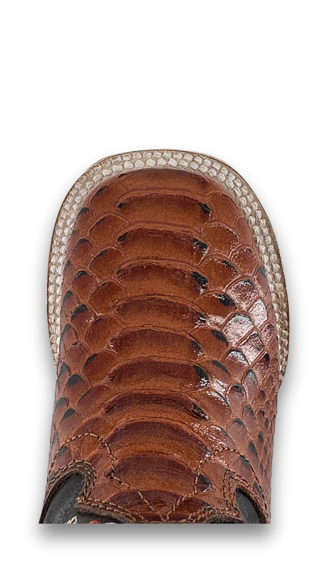 Kids' Cowboy Boots - Pro Rodeo Style with Python Print | Western Boots for Boys & Girls | Perfect for Rodeo Events, Halloween Costumes & Western Fashion