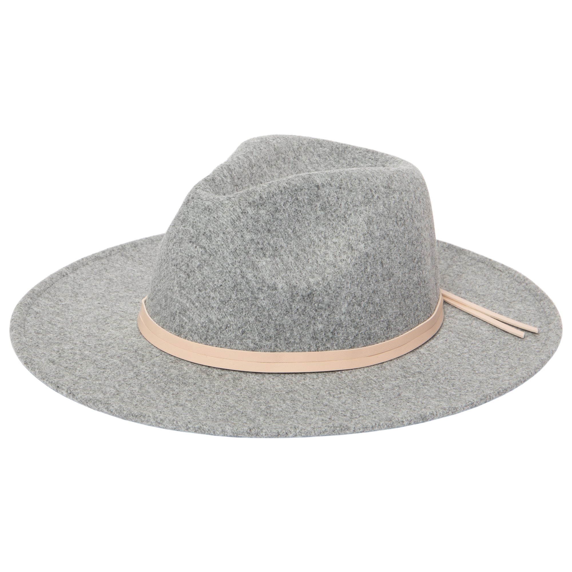 Stylish Women's Faux Felt Fedora Hat with Genuine Leather Band - Perfect for Outdoor Events, Travel & Fashion Accessories