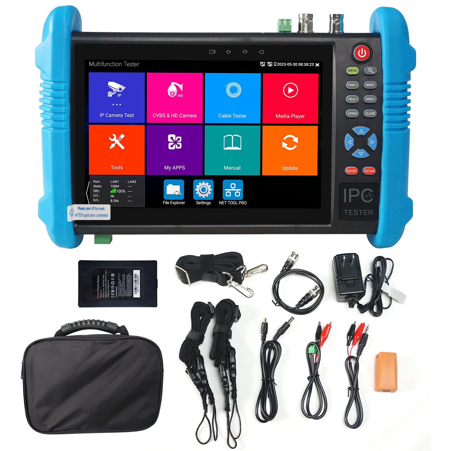 8K IP Camera Tester with PoE - 7