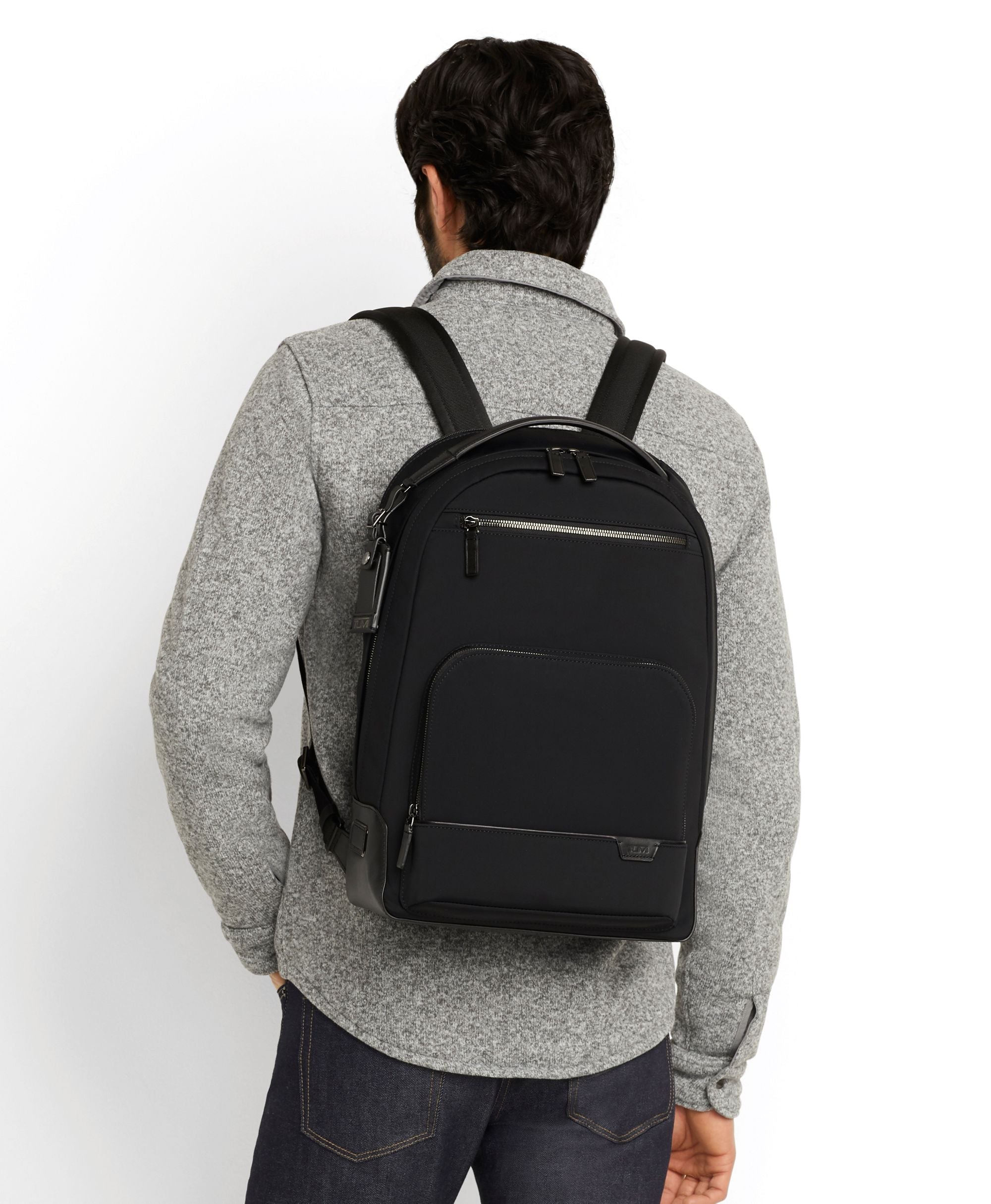 Tumi Harrison Warren Leather Backpack for Men & Women - Stylish & Durable Laptop Bag for Work, Travel & College