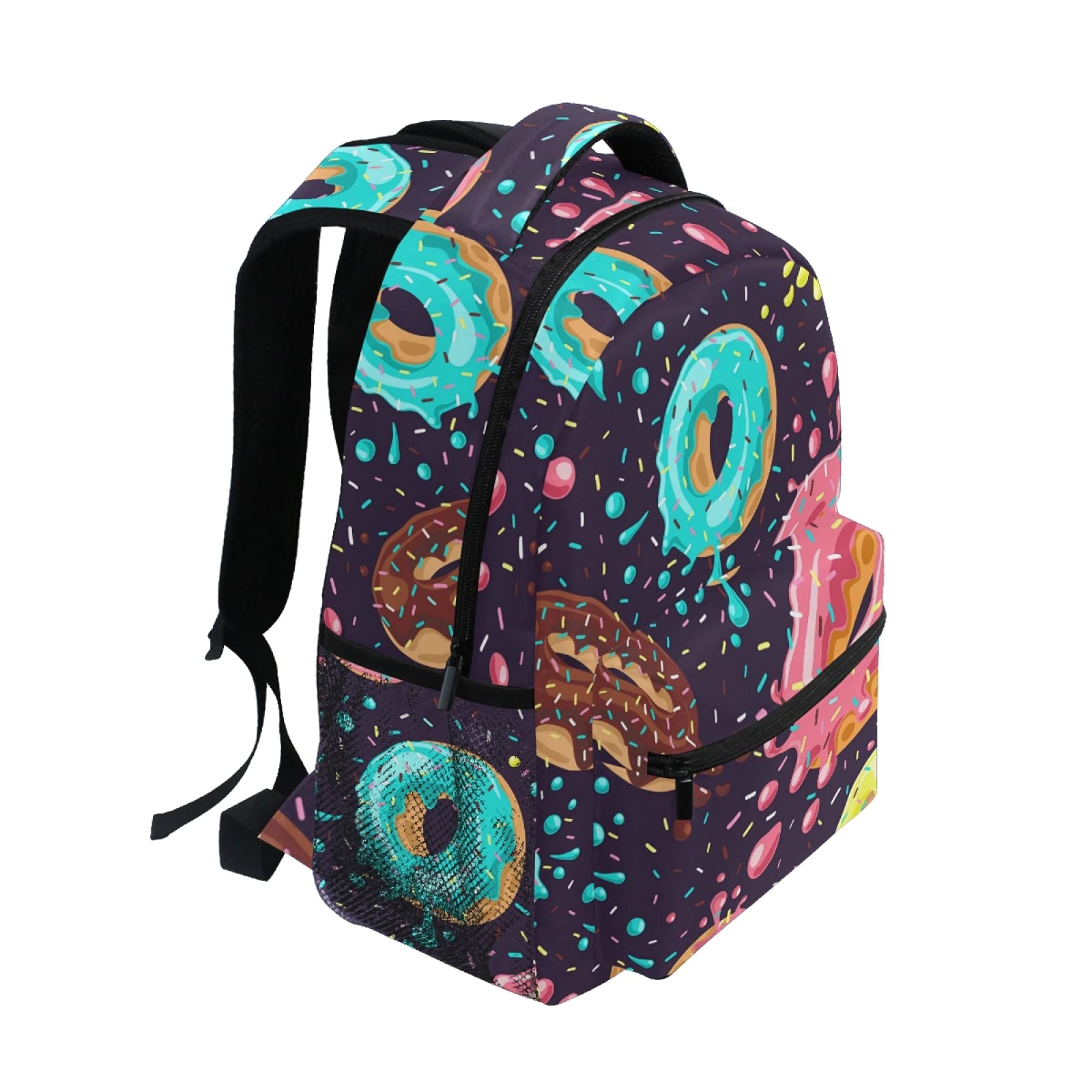 ALAZA Macaron Donut Backpack for School & Travel - Cute & Durable Knapsack for Primary & Junior High Students - Perfect for School, Outings & Daily Use