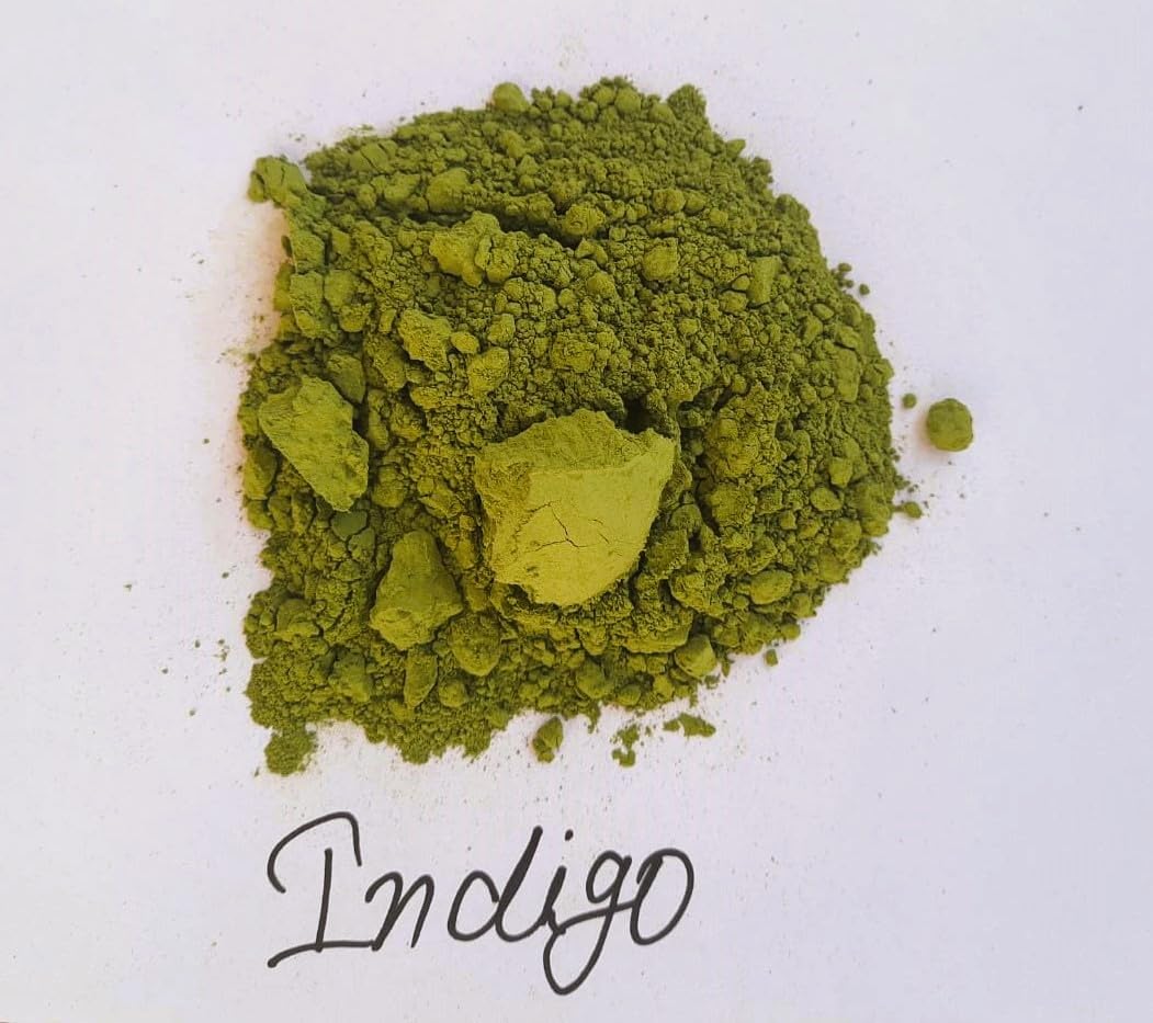 Natural Hennaveda Indigo Powder for Hair Dye - 400g with Free Hair Dye Brush, Gloves & Shower Cap | Organic Herbal Hair Coloring for Gray Coverage & Conditioning | Perfect for At-Home Hair Treatment & DIY Beauty