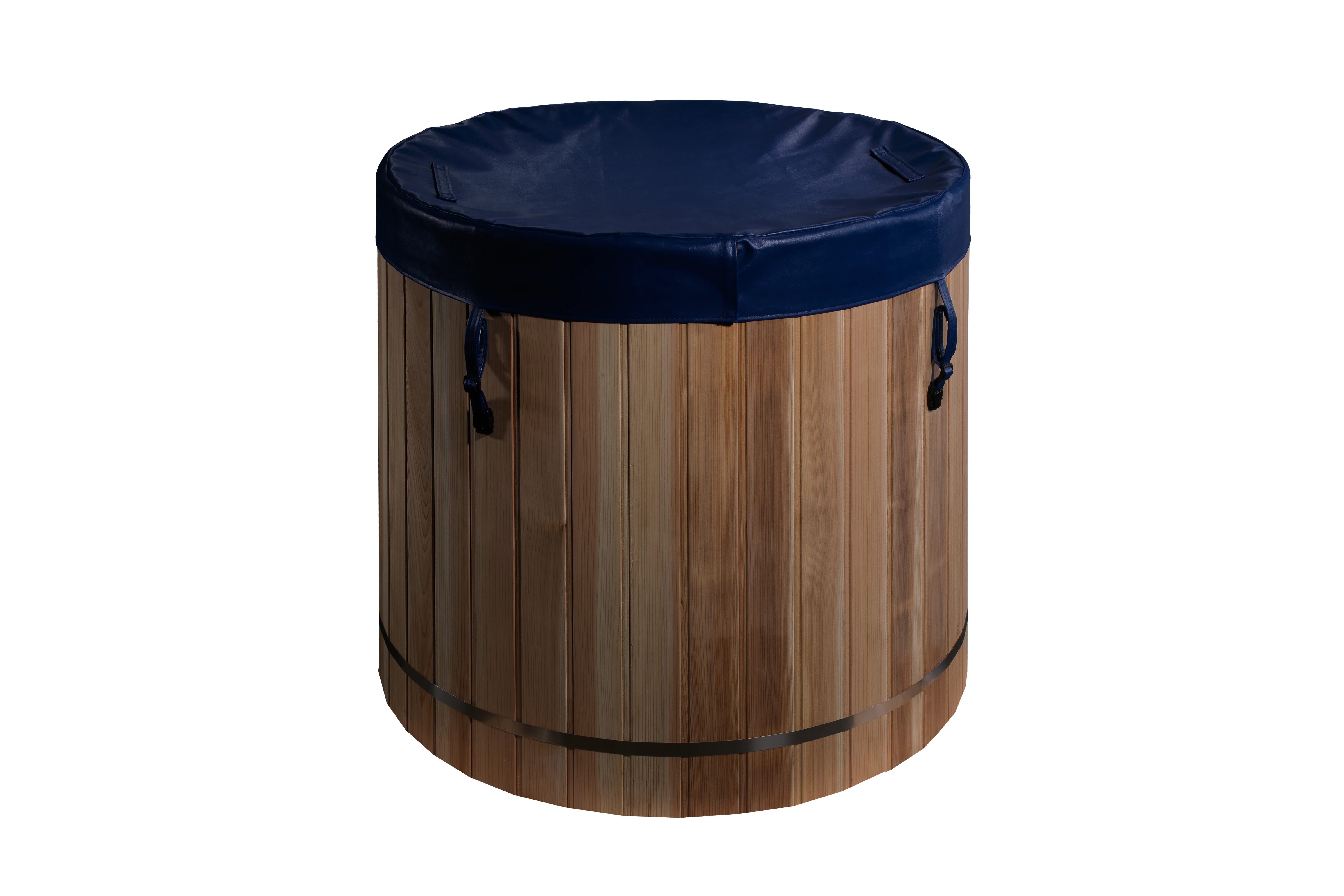 Premium Cold Plunge Barrel - Pacific Cedar Wood Ice Bath Tub for Athletes & Recovery - Perfect for Post-Workout, Muscle Recovery & Hydrotherapy at Home