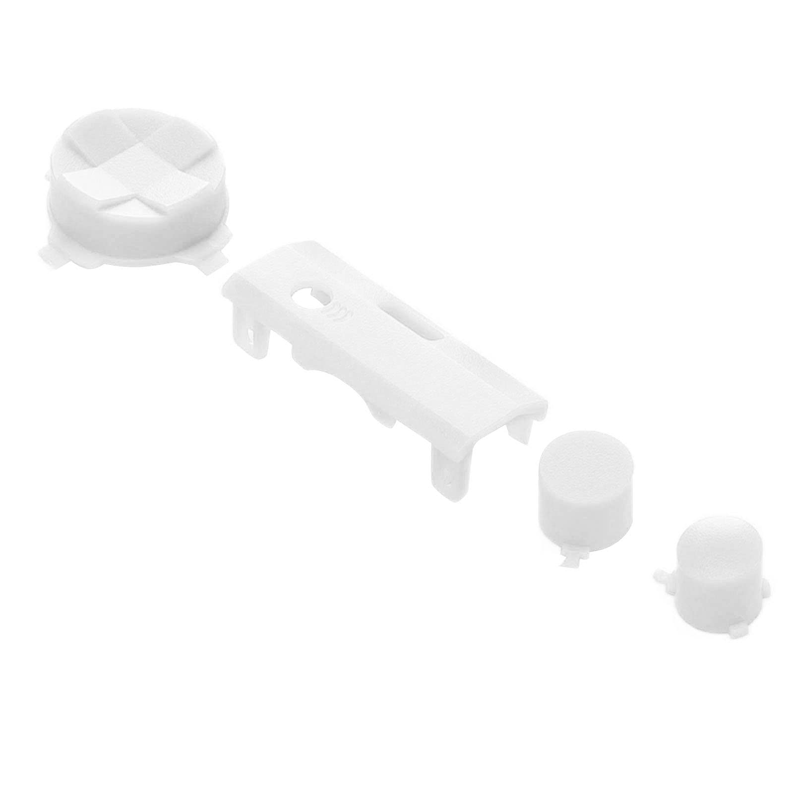 Complete Game Controller Button Set for Series (White) - Replacement Parts for Enhanced Gaming Experience