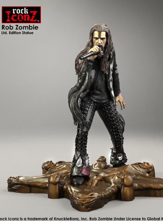 Rob Zombie Rock Iconz Limited Edition Collectible Statue - Perfect for Music Fans, Horror Enthusiasts & Home Decor