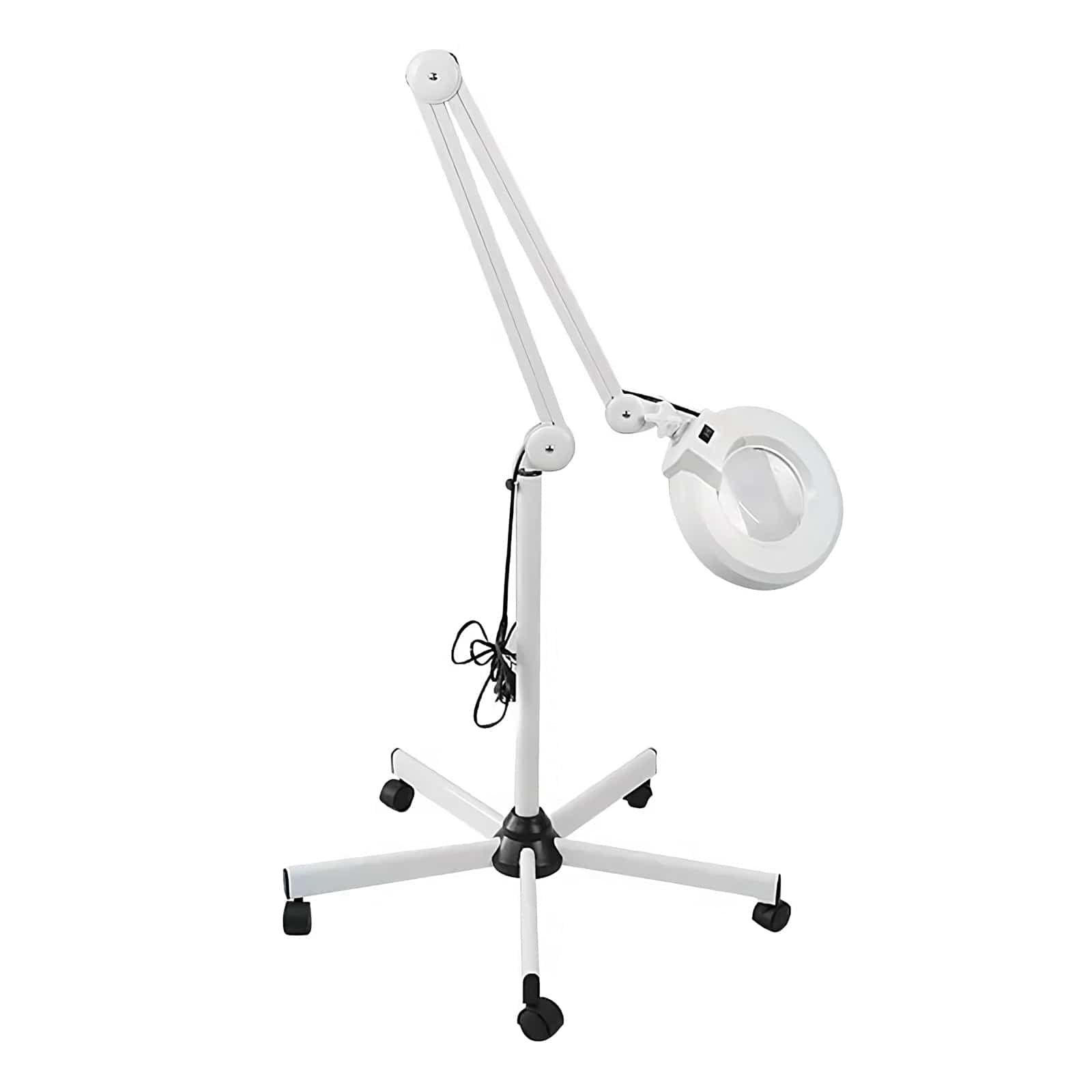 Dermalogic LED Magnifying Lamp with 5-Star Base - Bright Adjustable Light for Reading, Crafts & Makeup - Perfect for Home, Salon & Office Use