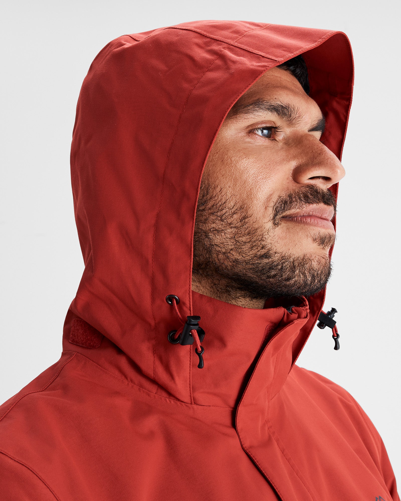 Men's Andulo 2-Layer Waterproof Rain Jacket - Spicy Chilli Pepper Red - Lightweight Windbreaker for Hiking, Camping & Outdoor Activities