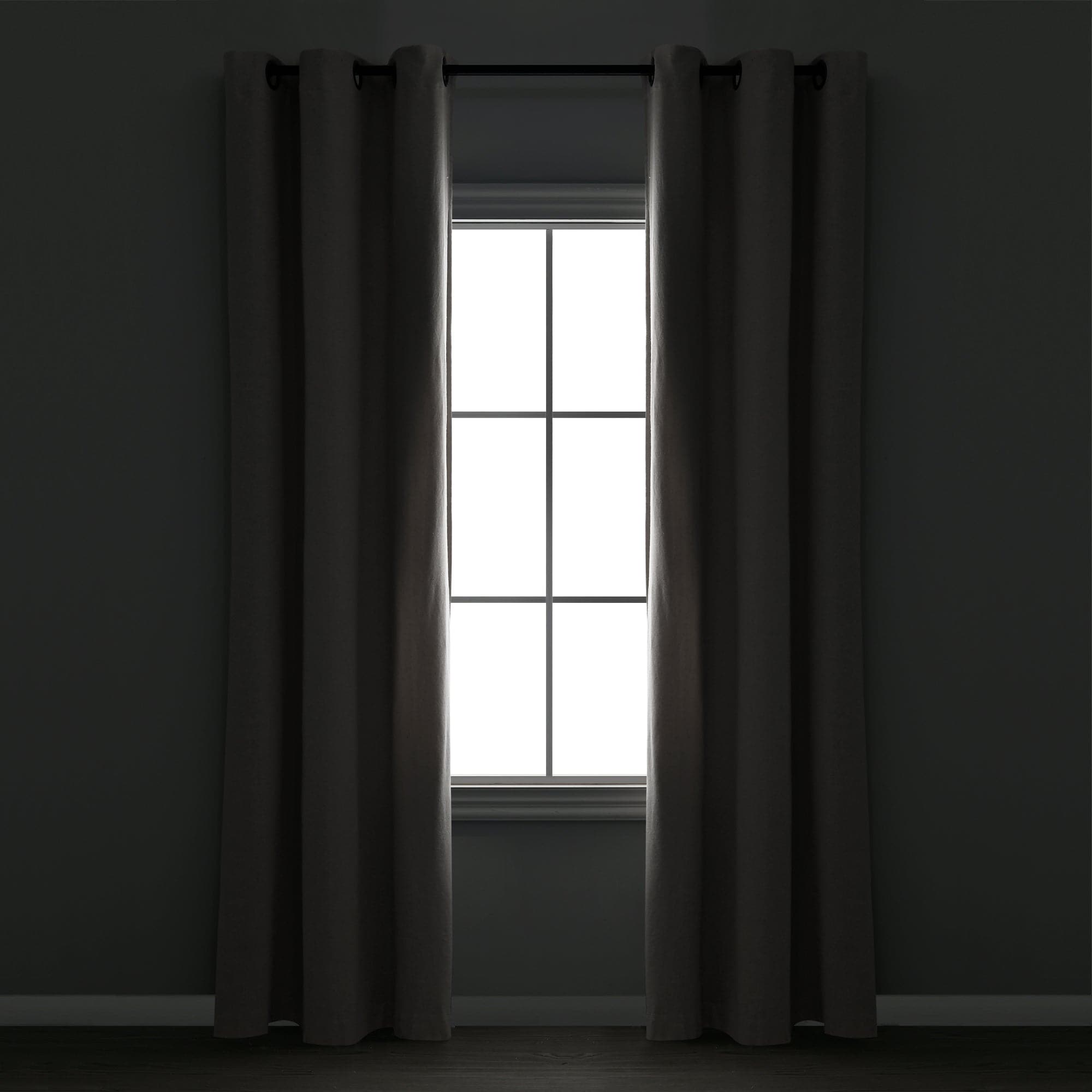 Blackout Curtains for Bedroom - Thermal Insulated Faux Linen Window Panels with Grommet Top for Noise Reduction & Light Blocking - Perfect for Home, Office, and Nursery