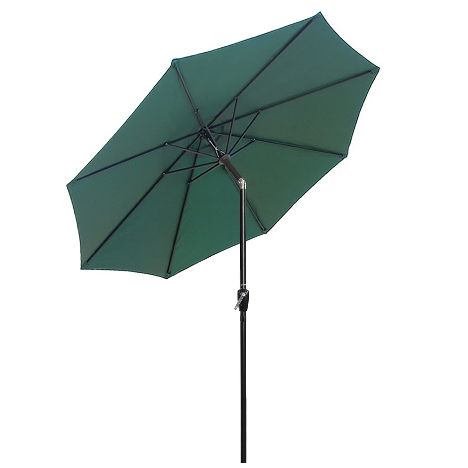 9Ft Outdoor Patio Umbrella with Tilt & Crank - Sun Shade Market Umbrella for Balcony, Garden, Dining Tables | Ventilation Design & Heavy Duty Waterproof Canopy | Perfect for Backyard, Poolside, Beach, Restaurant, Outdoor Dining & Summer Relaxation (Base Sold Separately) | Great for BBQ Parties, Coastal Getaways & Outdoor Entertaining