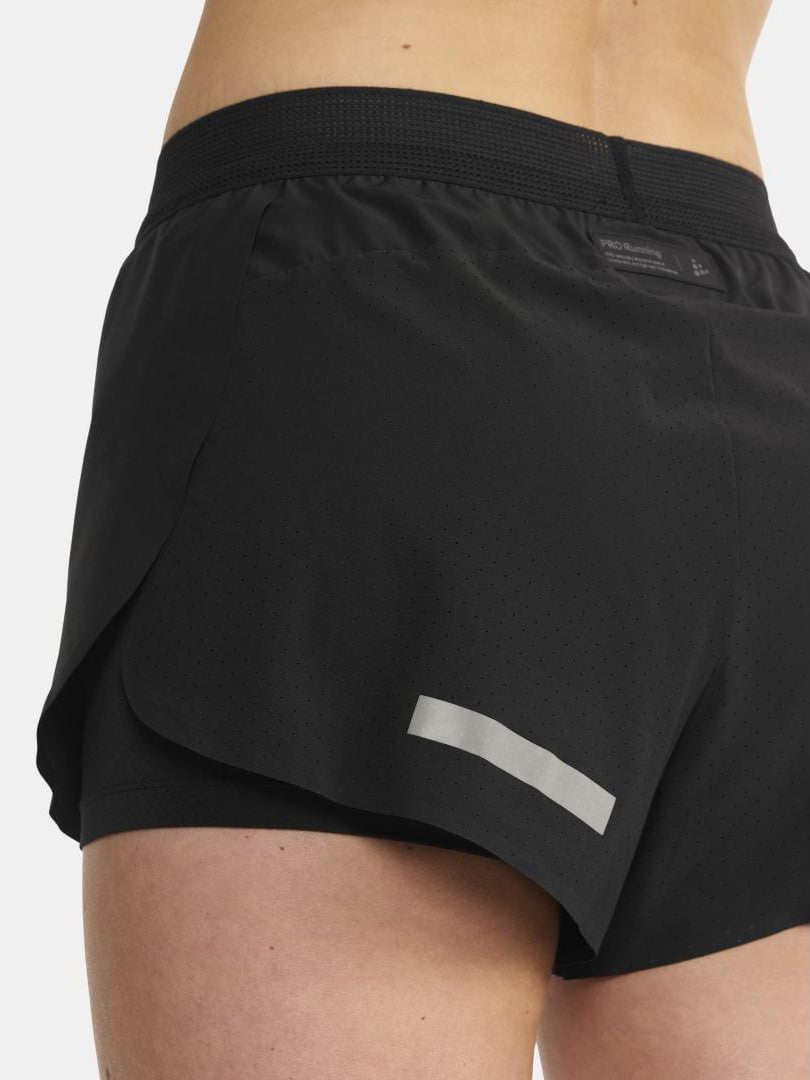Women's PRO Hypervent Running Split Shorts 2.0 - Lightweight Breathable Athletic Shorts for Running, Training & Workouts - Perfect for Gym, Track & Outdoor Sports