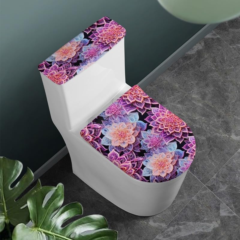 Pink Purple Geometric Lotus