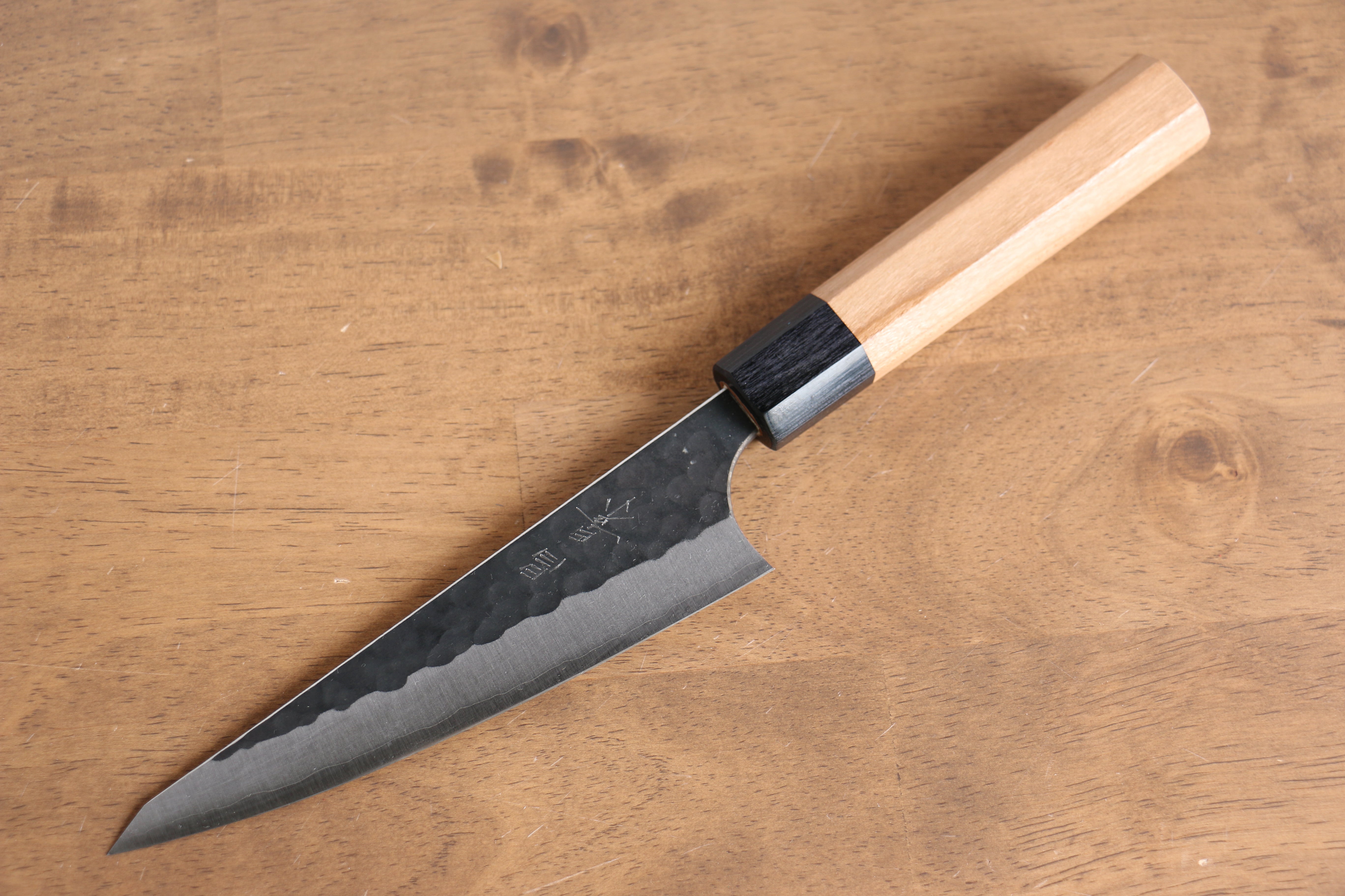 Masakage Koishi Blue Super Steel Honesuki Boning Knife 150mm with American Cherry Handle - Perfect for Poultry, Meat, and Fish Butchery