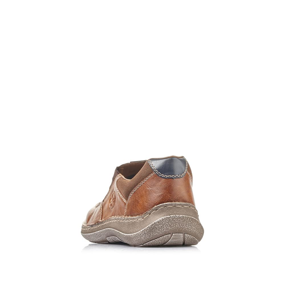 Rieker Men's Comfort Loafers - Slip On Casual Shoes for Walking & Travel - Lightweight & Breathable for All-Day Wear