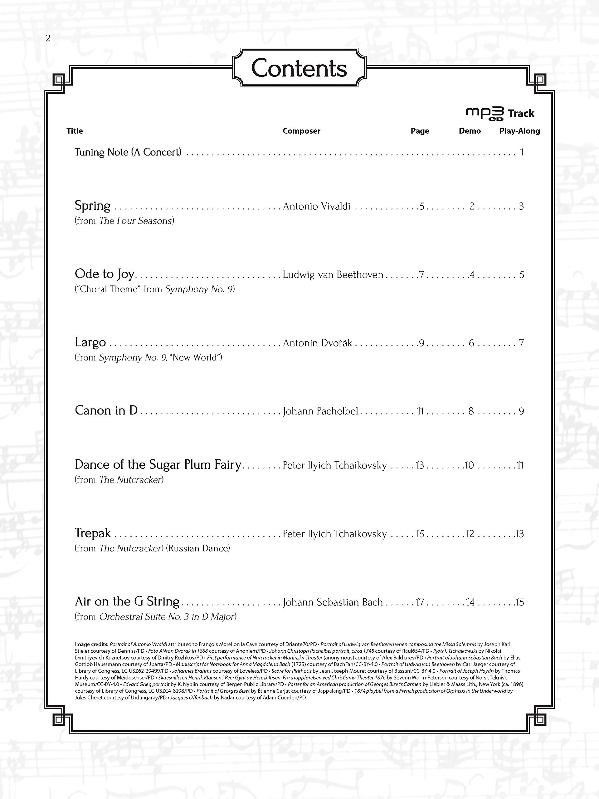 Easy Classical Themes Instrumental Solos for Violin - Book with Online Audio, Software & PDF Download | Perfect for Practice, Performances & Music Education