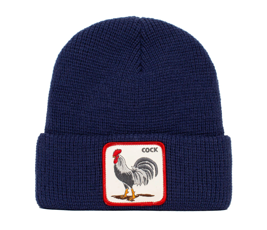 Goorin Bros 'Morning Call' Navy Blue Acrylic Knitted Beanie for Men & Women - Winter Warm Hat for Outdoor Activities, Skiing, and Casual Wear