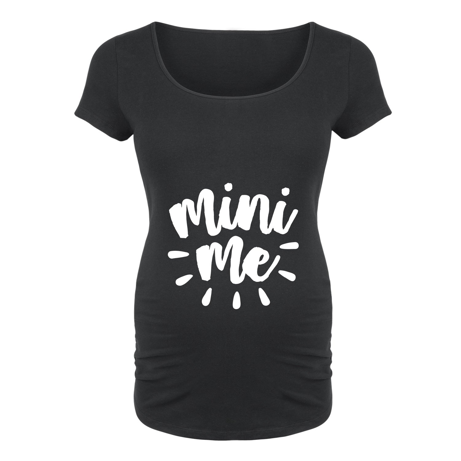 Bloom Maternity Mini Me Scoop Neck Maternity T-Shirt - Soft Cotton Pregnancy Top for Mother & Baby Matching Outfits | Perfect for Maternity Photos, Baby Showers & Family Bonding