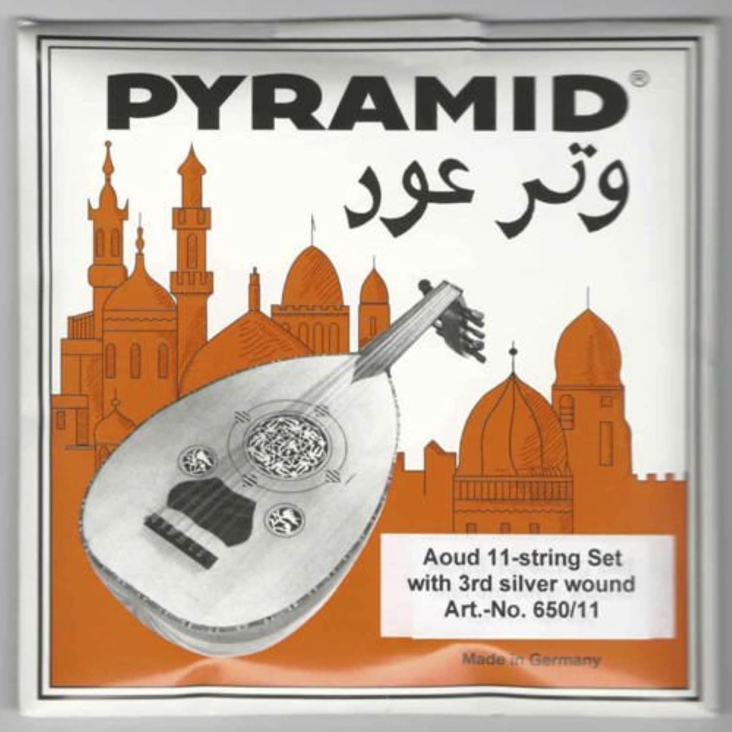 Premium Oud Strings for Arabic & Syrian Tuning - Pyramid PSO-650 Professional Grade | Perfect for Traditional Middle Eastern Music Performances & Practice