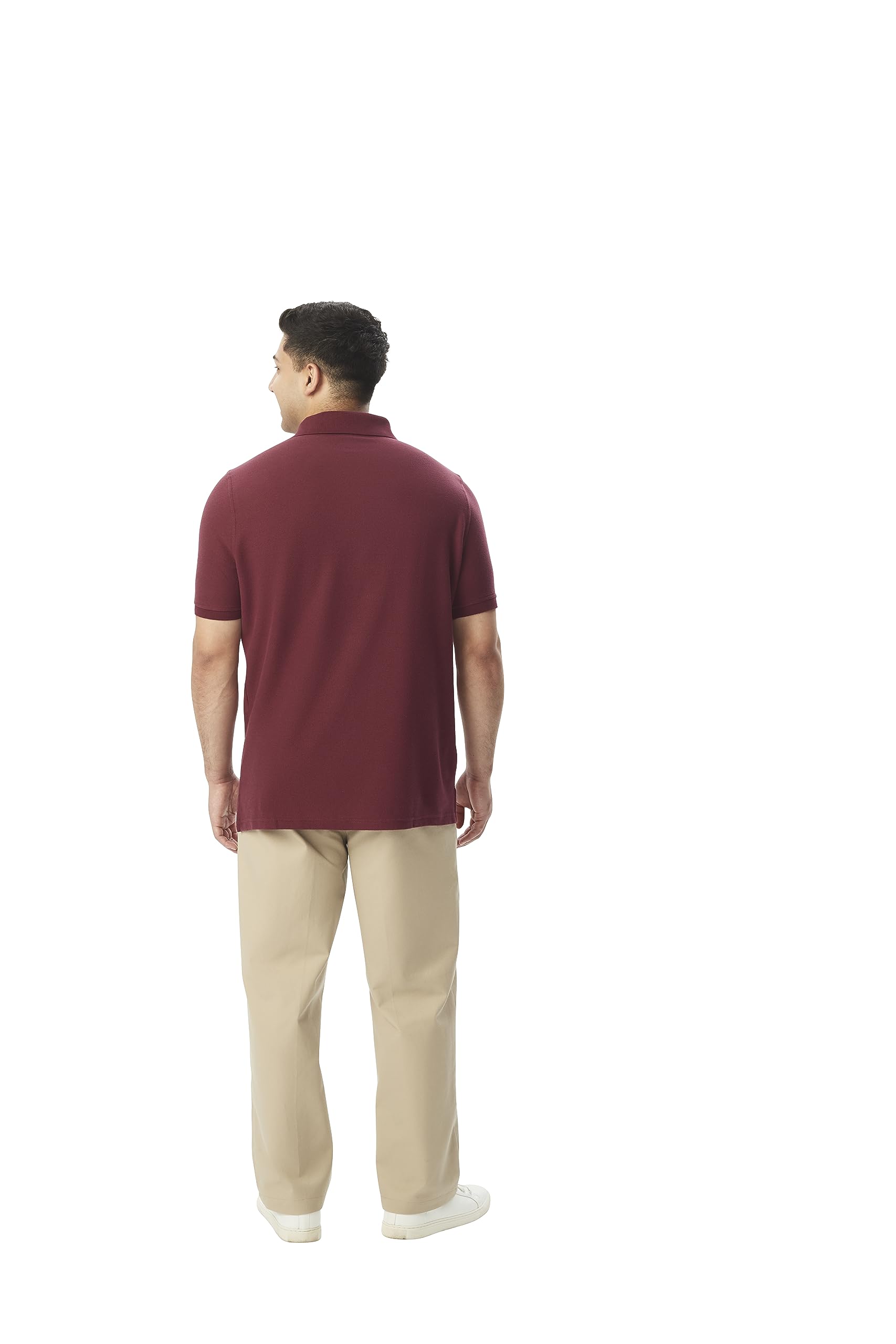 French Toast Men's Short Sleeve Pique Polo Shirt - Breathable Cotton Comfort Fit for Golf, Casual Wear & Summer Outfits