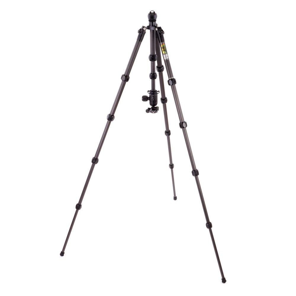 Legends Bucky Carbon Fiber Tripod System with AirHed VU Attachment - Professional Camera Support for Photography & Videography - Perfect for Outdoor Shoots, Studio Work, and Travel Filming