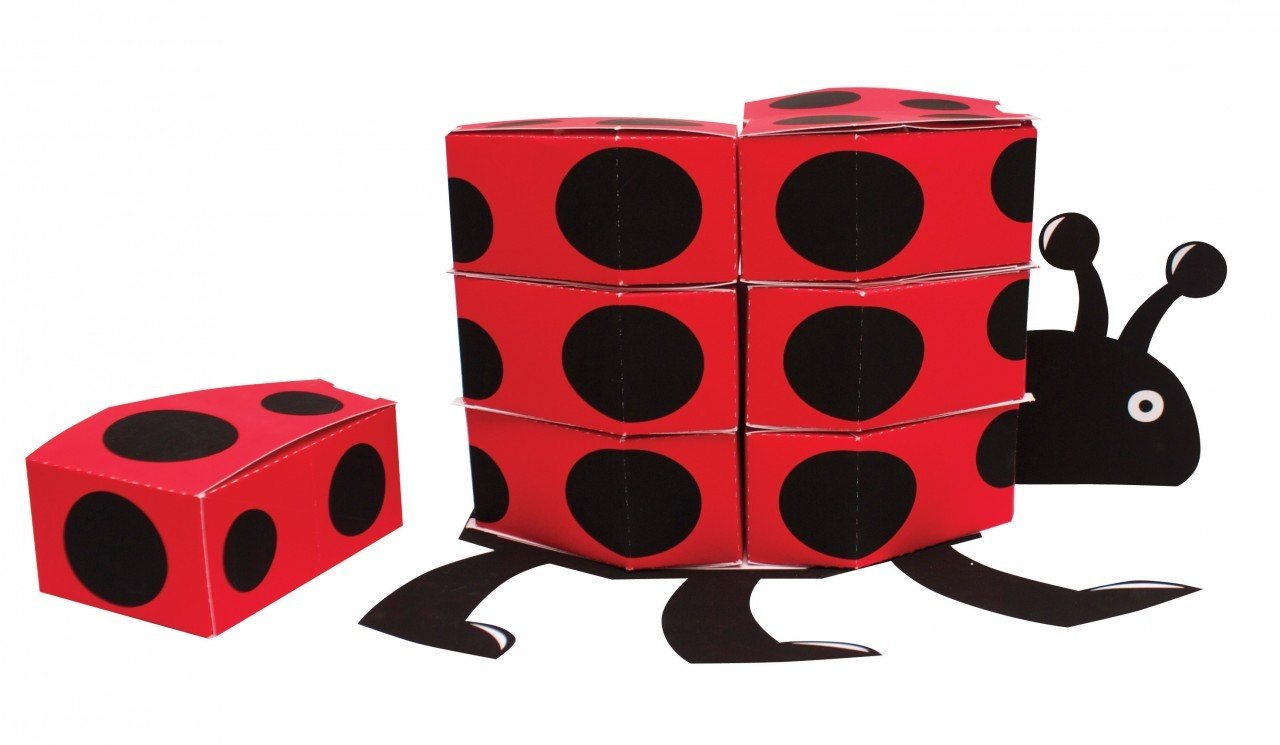 Creative Converting Ladybug Favor Boxes for Party Decorations - Cute Bug-Themed Centerpieces for Baby Showers, Birthday Parties & Garden Events
