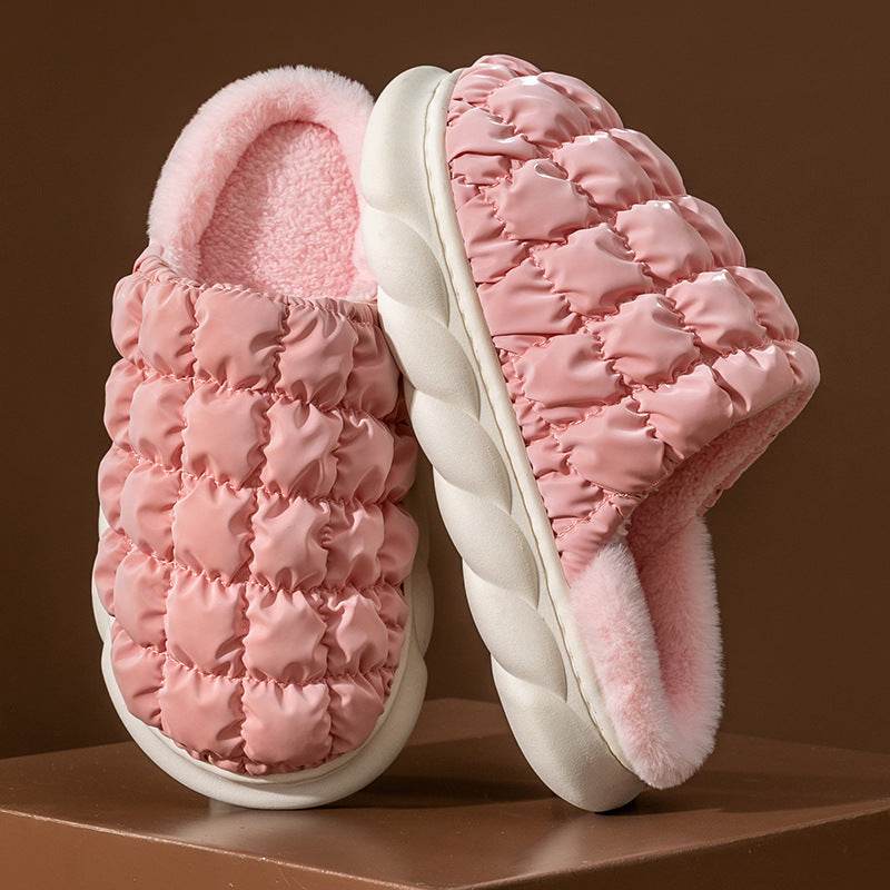 Cozy Plush Indoor Slippers for Women & Men - Soft Fleece-Lined House Shoes with Non-Slip Sole - Perfect for Home, Lounge & Winter Comfort