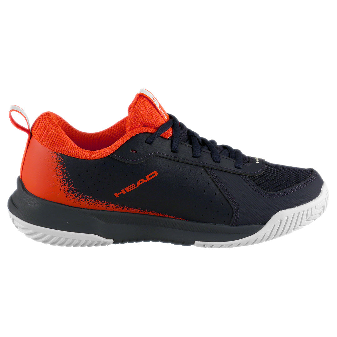 Head Junior Sprint Court 4.0 Tennis Shoes for Boys - Dark Blue/Red - Lightweight Athletic Sneakers for Kids' Tennis, Running & School Sports