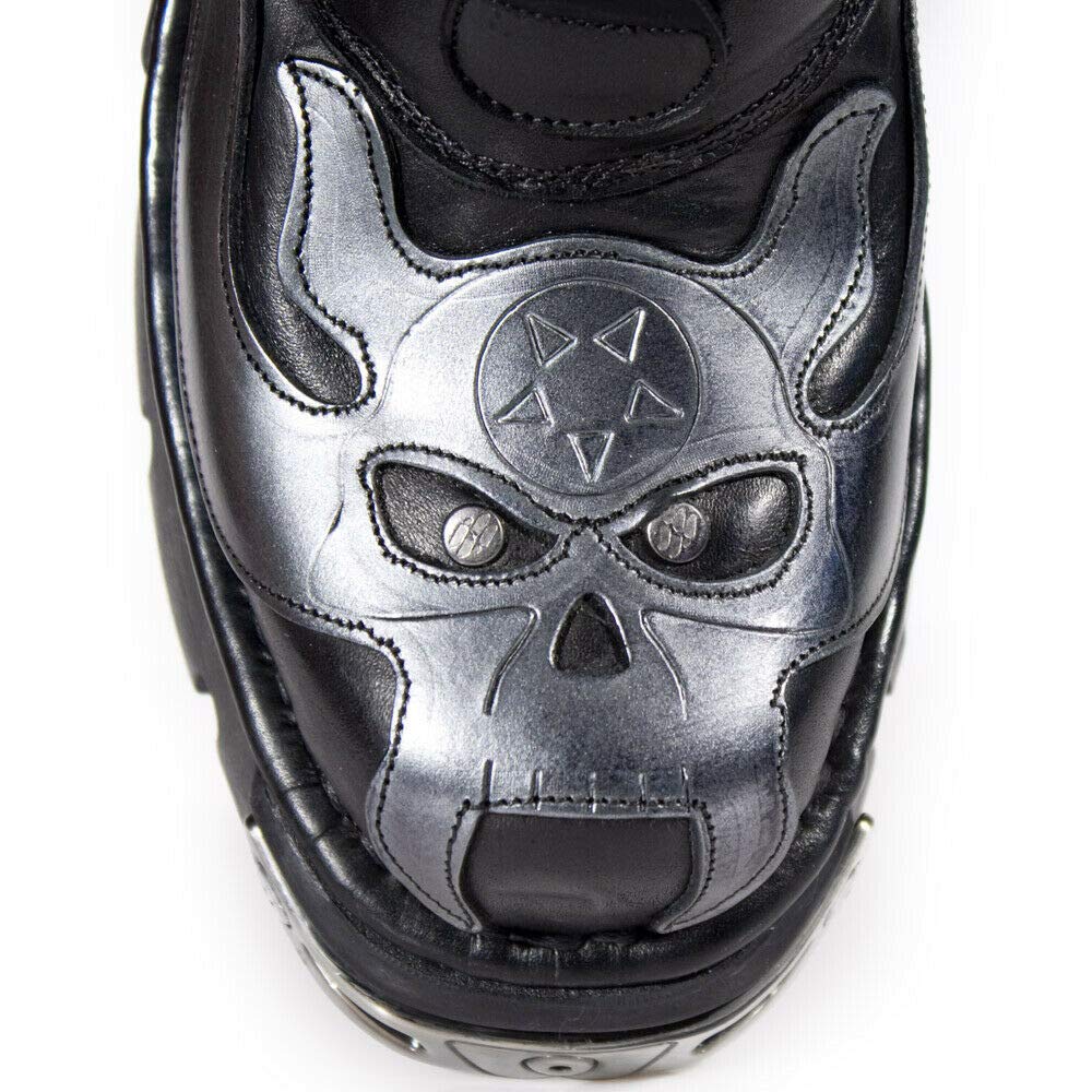 Men's Combat Boots - New Rock Military Style Tactical Boots for Hiking, Work & Outdoor Adventure