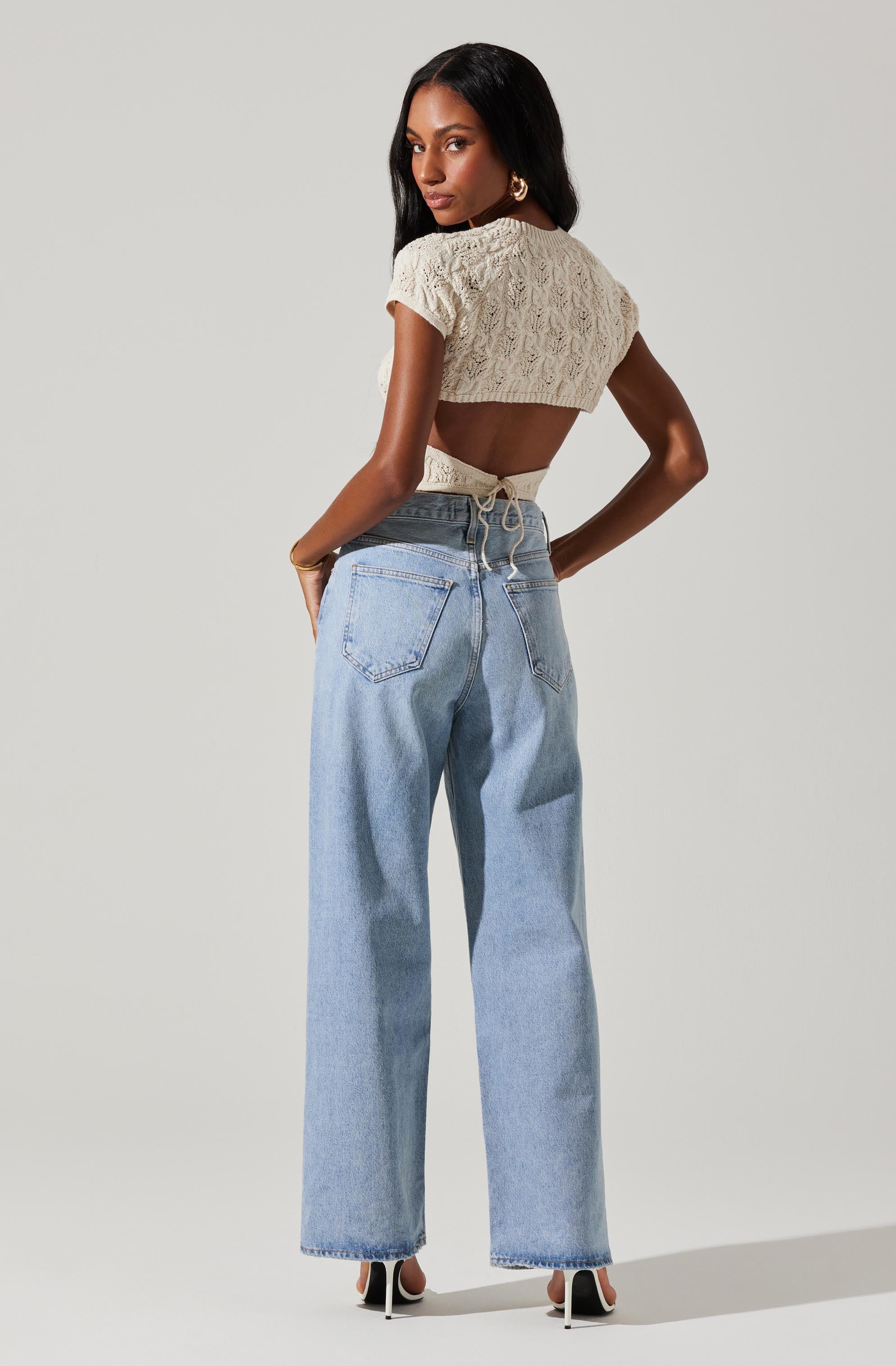 Stylish Alda Cropped Sweater Top for Women | Trendy Knit Pullover | Perfect for Casual Outfits, Layering & Fall Fashion