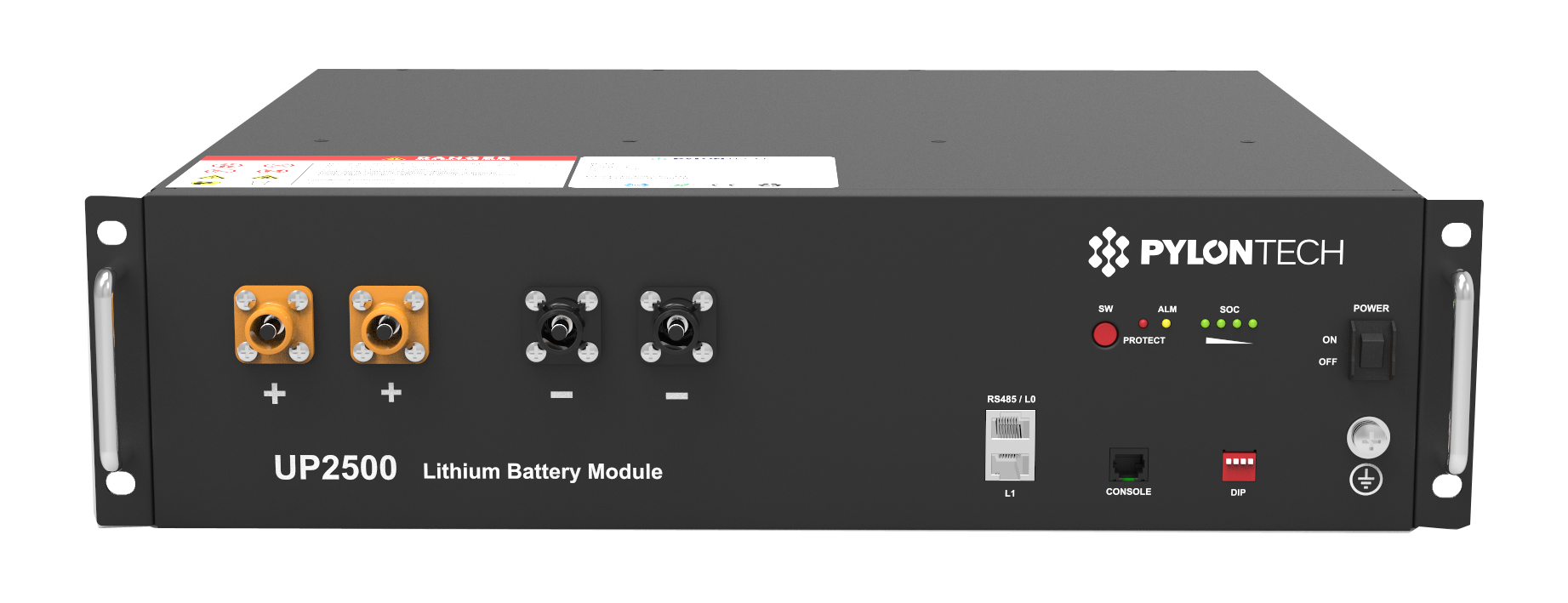Pylontech UP2500 24V 2.8kWh LiFePO4 Lithium Battery - Solar Energy Storage System for Home Backup, Off-Grid Power & RV Use