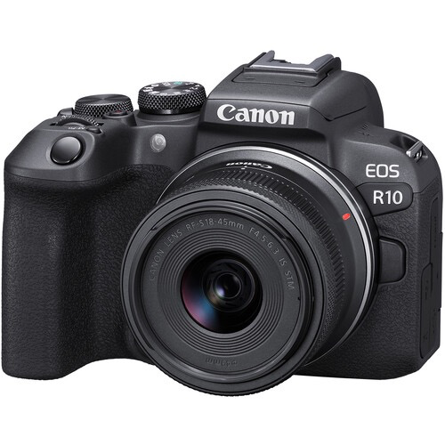 Canon EOS R10 Mirrorless Digital Camera with 4K Video, RF-S 18-45mm Lens - Perfect for Vlogging, Travel Photography & Content Creation