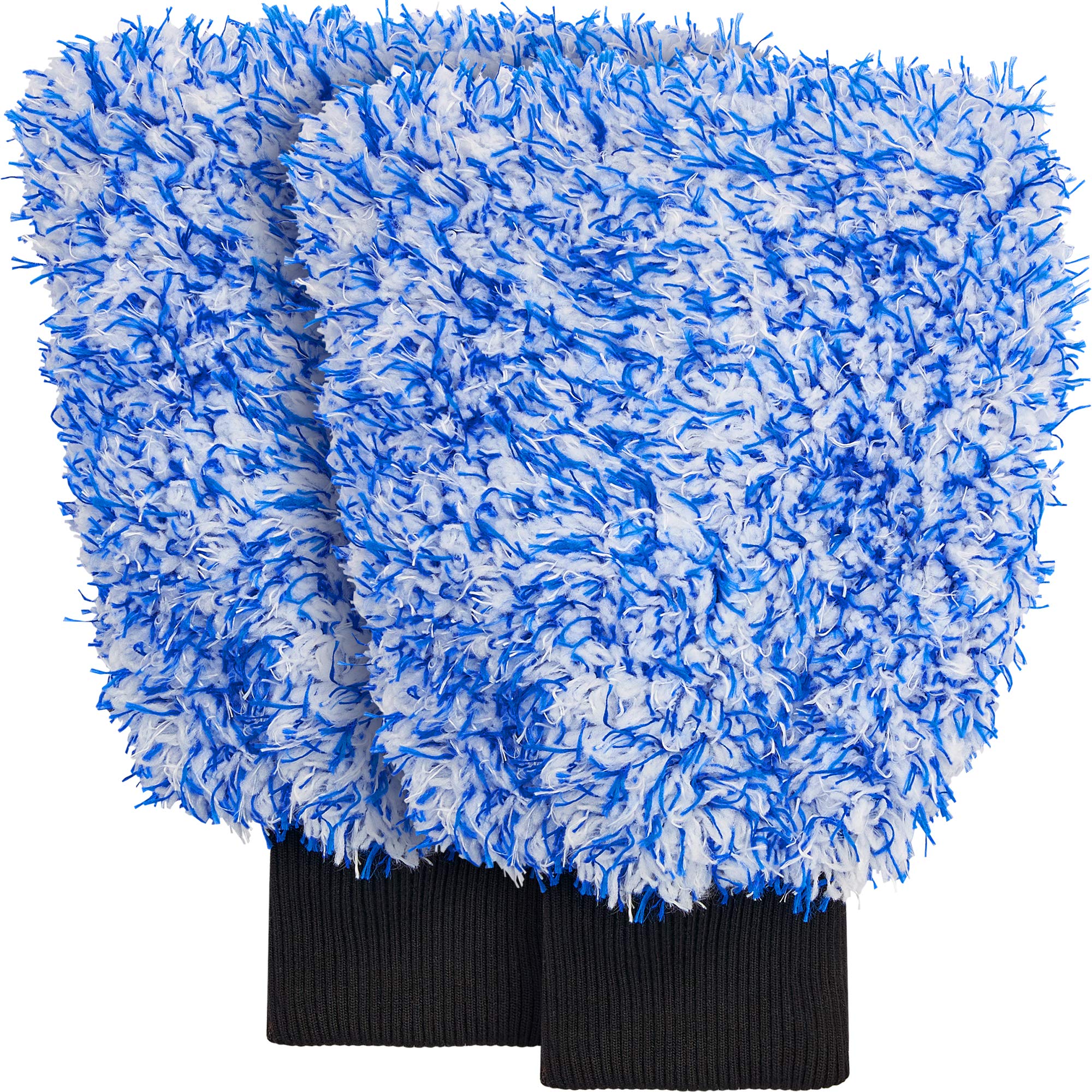 Premium Microfiber Car Wash Mitt & Sponge (2-Pack) - Scratch-Free, Ultra Absorbent Gloves for Cars, Trucks, SUVs, Boats & Motorcycles - Ideal for Hand Washing, Detailing & Gentle Vehicle Cleaning