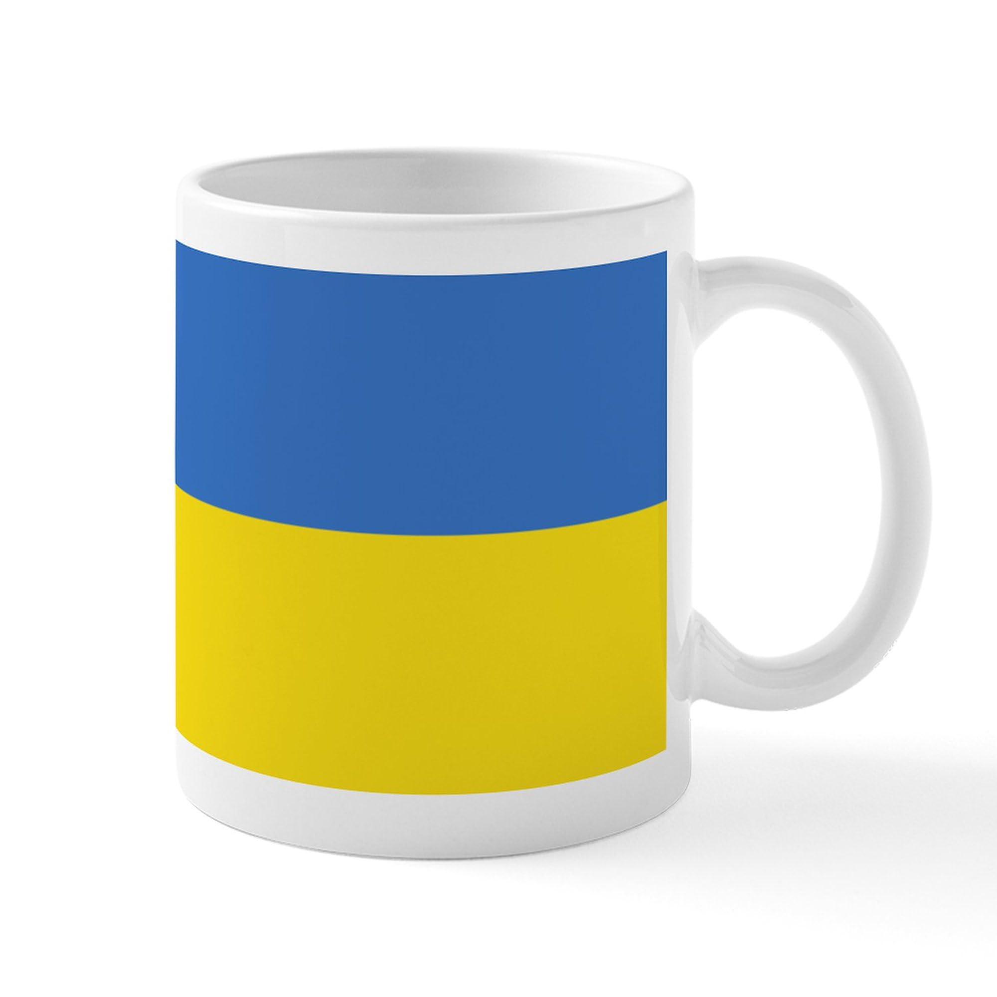 Ukraine Flag Ceramic Coffee Mug 11 oz (325 ml) - Perfect for Home, Office & Gifts | CafePress