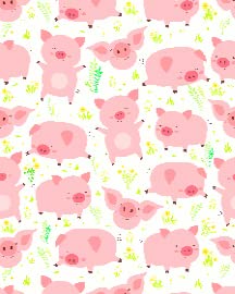 Cute Animal Pink Pig5