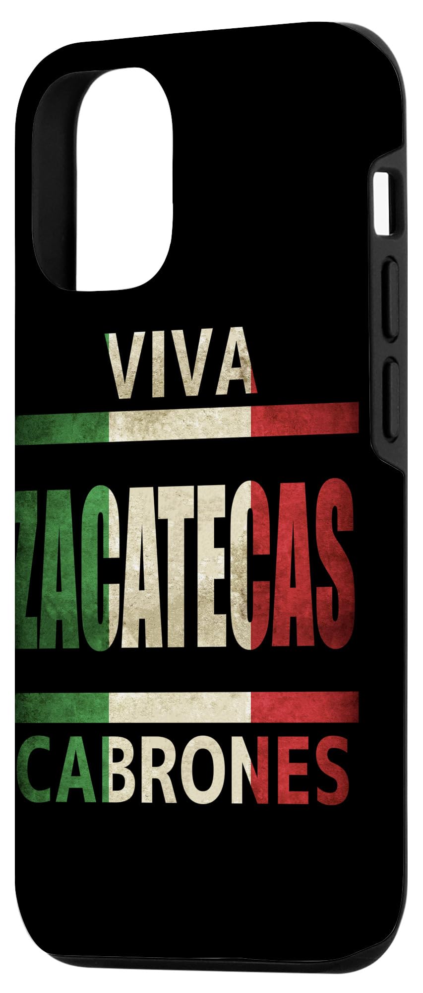 iPhone 12/12 Pro Case - Viva Zacatecas Cabrones Mexican State Design | Durable Protective Cover for Travel, Everyday Use & Showcasing Mexican Pride