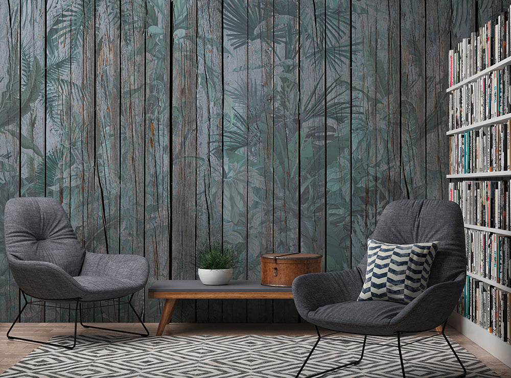 Designwalls 2 Leaves on Wall - Modern Botanical Wall Decals for Home & Office Decor - Perfect for Living Room, Bedroom, or Nursery Wall Art