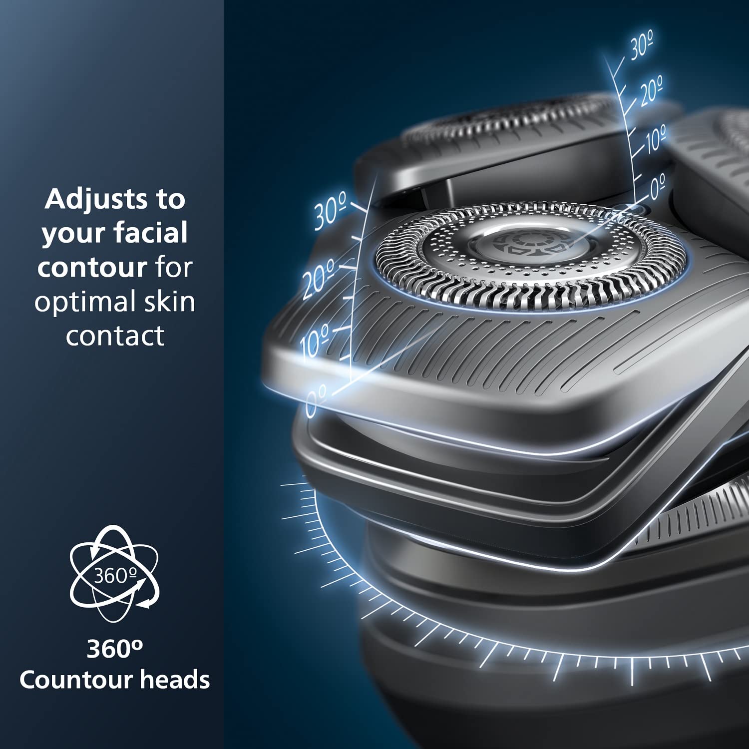 Philips Norelco Shaver 9800 Electric Razor with SmartClean System (Model S9987/85) & 2-Pack Quick Clean Pod Replacement Cartridges (CC12/52) - Wet/Dry Cordless Shaver for Men with Precision Trimmer - Perfect for Travel, Daily Grooming & Sensitive Skin Care