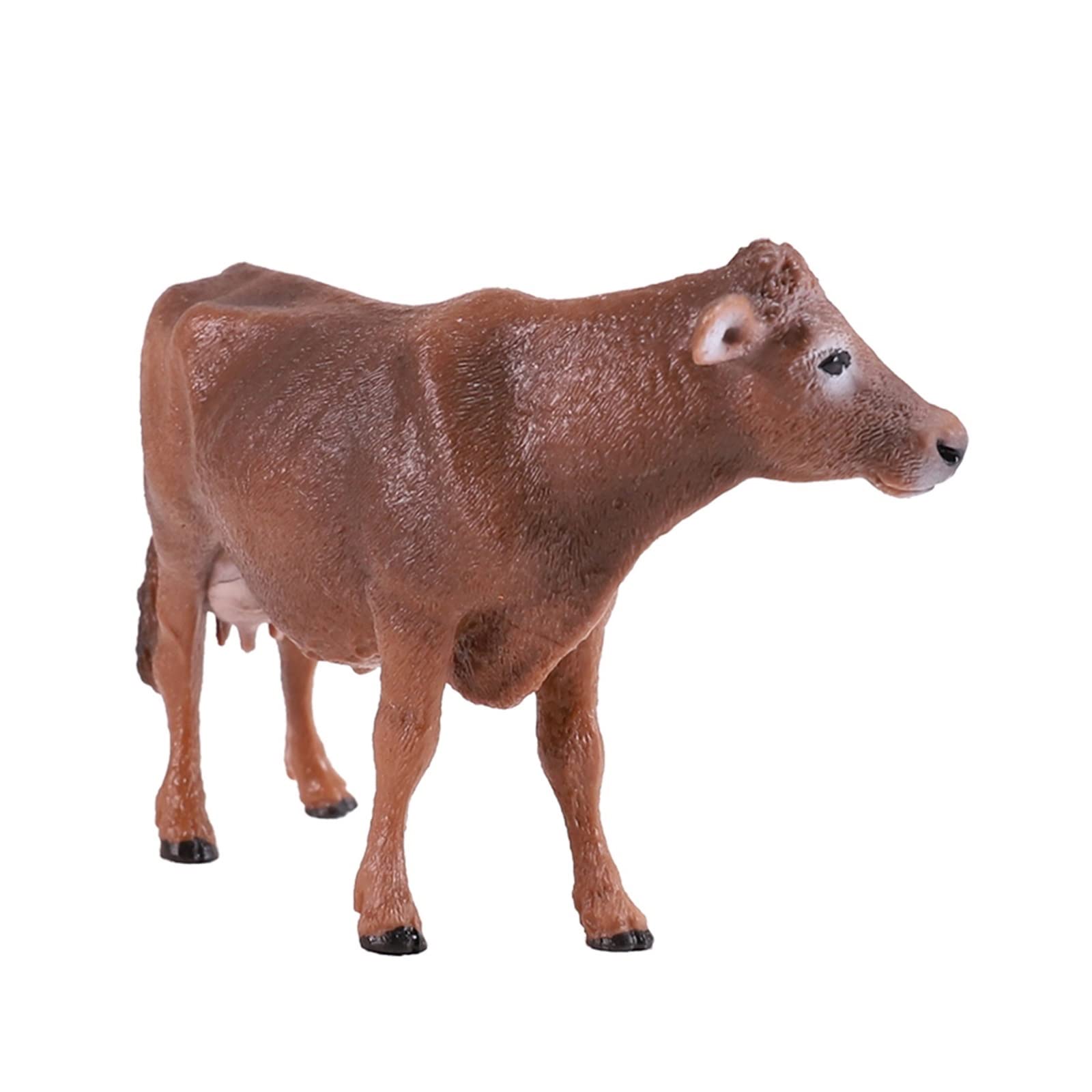 BELLAALONG Realistic PVC Animal Figures - Skinny Cow & Jungle Animals Set for Kids Play, Home Decor, and Creative Room Decoration | Perfect for Birthday Gifts, Nursery Themes, and Educational Playtime