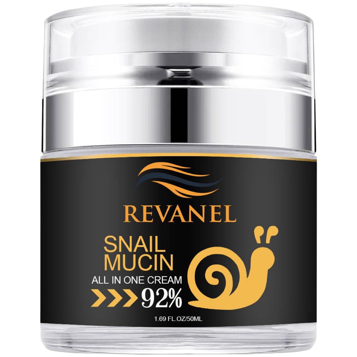 Snail Mucin 92% Repair Cream - Hydrating Korean Skincare for All Skin Types - Daily Moisturizer & Healing