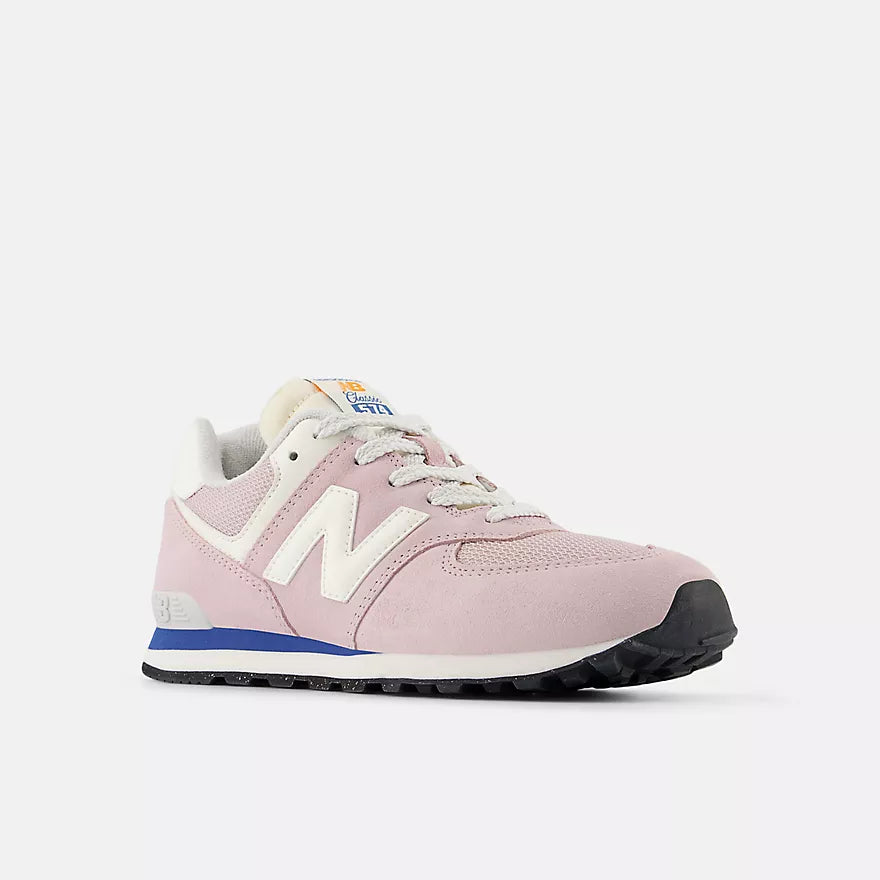 New Balance 574 Youth Sneakers in Twilight Haze - Lightweight Comfortable Running Shoes for Boys & Girls - Perfect for School, Sports & Everyday Wear