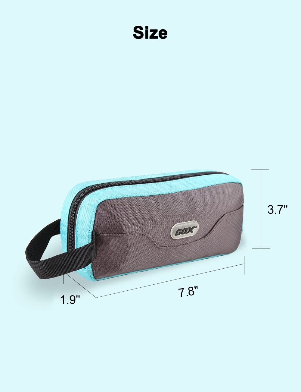 GOX Travel Toiletry Bag for Men - Waterproof Dopp Kit & Multifunctional Packing Organizer Pouch - Perfect for Business Trips, Gym, Camping & Travel Accessories