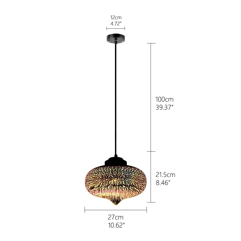 Celestial Starry Sky Hanging Glass Chandelier - Elegant Ceiling Light Fixture for Bedroom, Dining Room & Living Room Decoration - Perfect for Home, Wedding & Romantic Ambiance Lighting