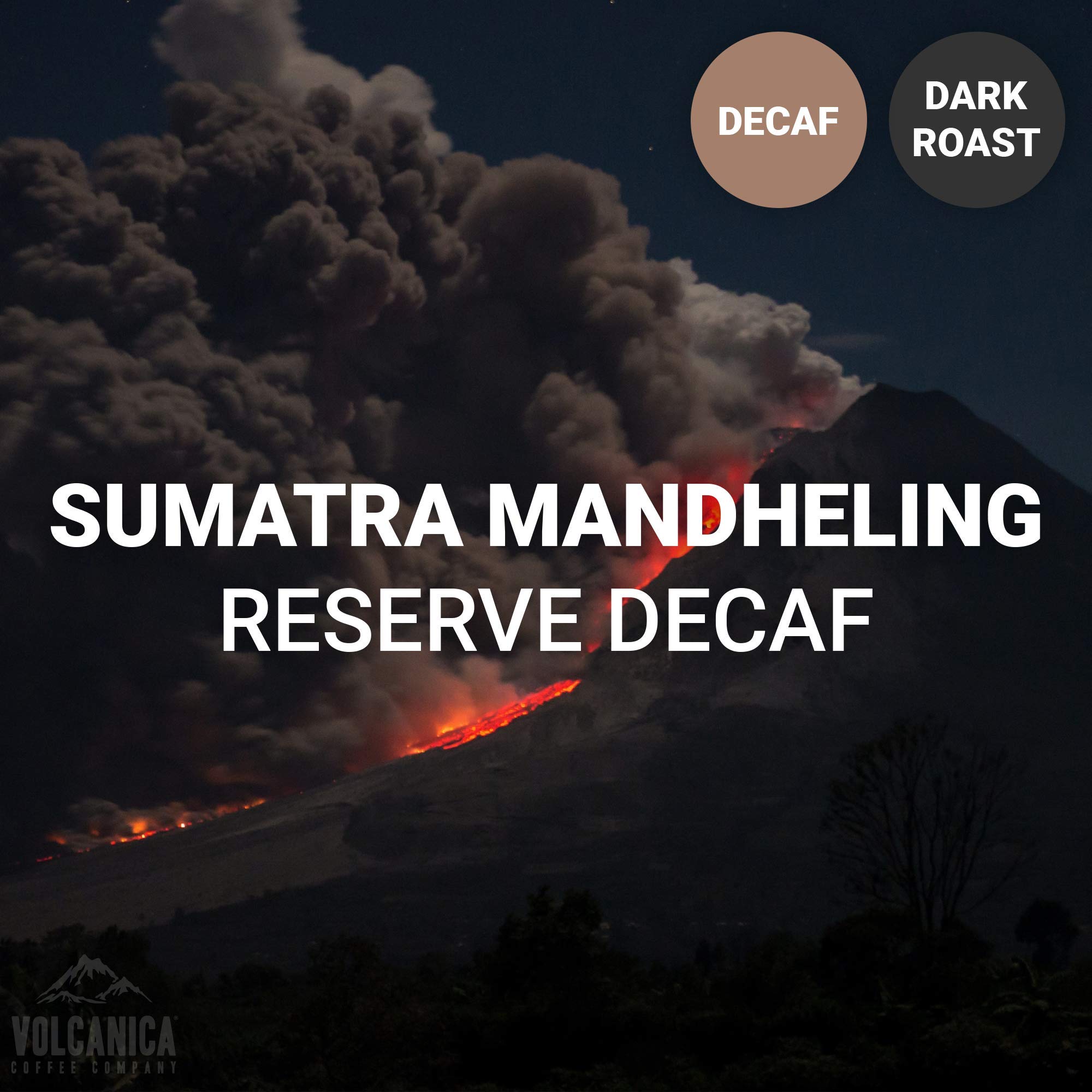 **Sumatra Mandheling Decaf Coffee - Dark Roast, Ground, Freshly Roasted, 5 lb Bag | Rich & Smooth Flavor for Home Brewing, Office Use & Gifts**