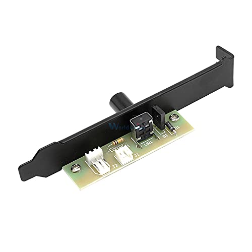 3-Channel PC Cooling Fan Speed Controller - 12V 4-Pin PCI Bracket for CPU, Case & HDD Fans | Perfect for Gaming Rigs & Workstation Cooling Systems